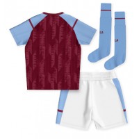 Dres Aston Villa Domaci za djecu 2023-24 Kratak Rukav (+ kratke hlače)